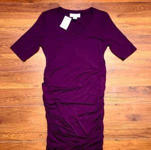 Motherhood Maternity Dress Purple sz XS
